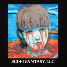 Load image into Gallery viewer, Sci-Fi Fantasy Leaking Eyes Tee - Black