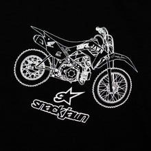 Load image into Gallery viewer, Snack Jawn Pit Bike Tee - Black