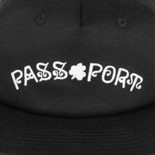 Load image into Gallery viewer, Pass~Port Sham 5 Panel Cap - Black