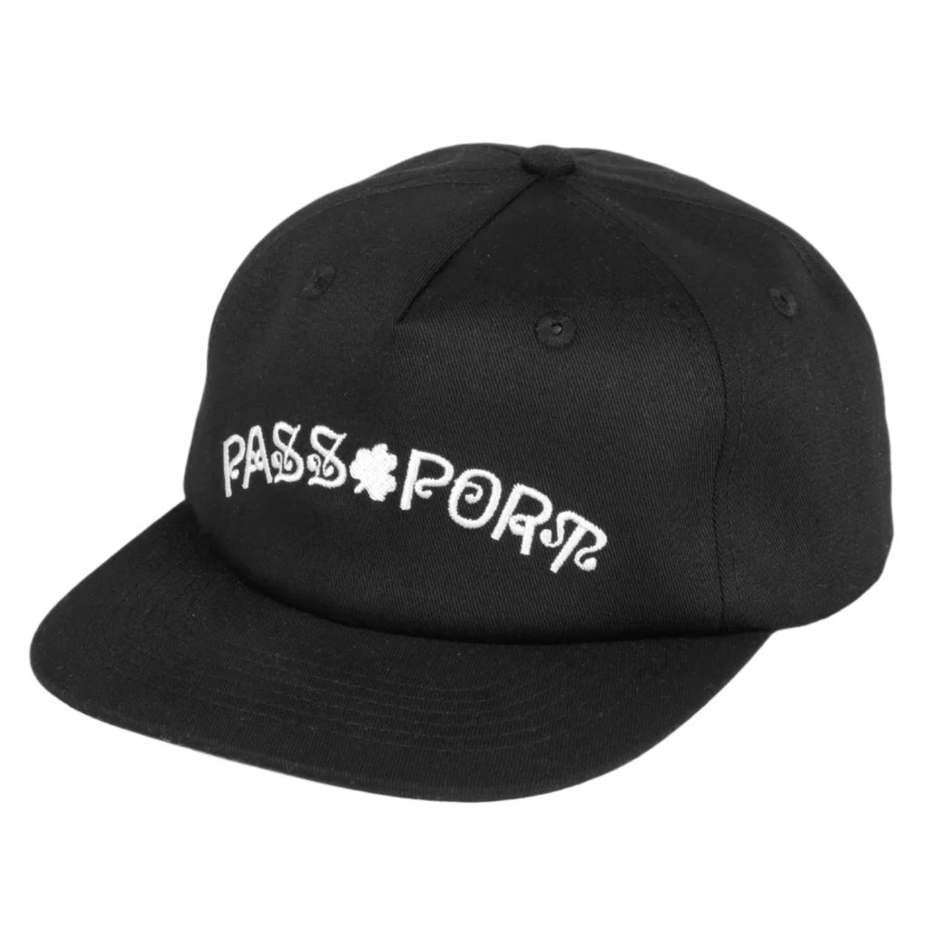 Pass~Port Sham 5 Panel Cap - Black