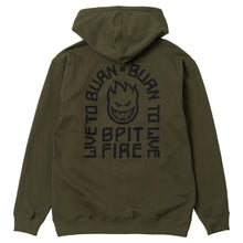 Load image into Gallery viewer, Spitfire LTB Arch Emb Zip Hoodie - Olive
