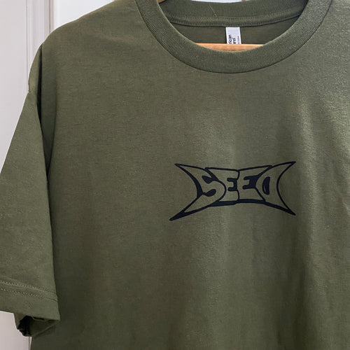 Seed Stretch Tee - Military Green