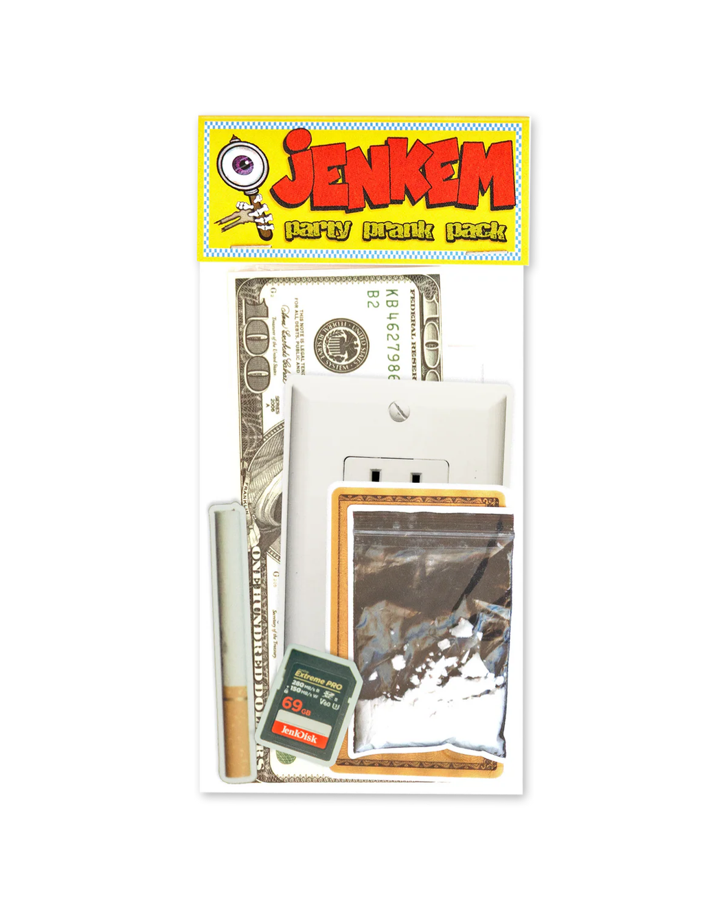Jenkem Party Prank Sticker Pack