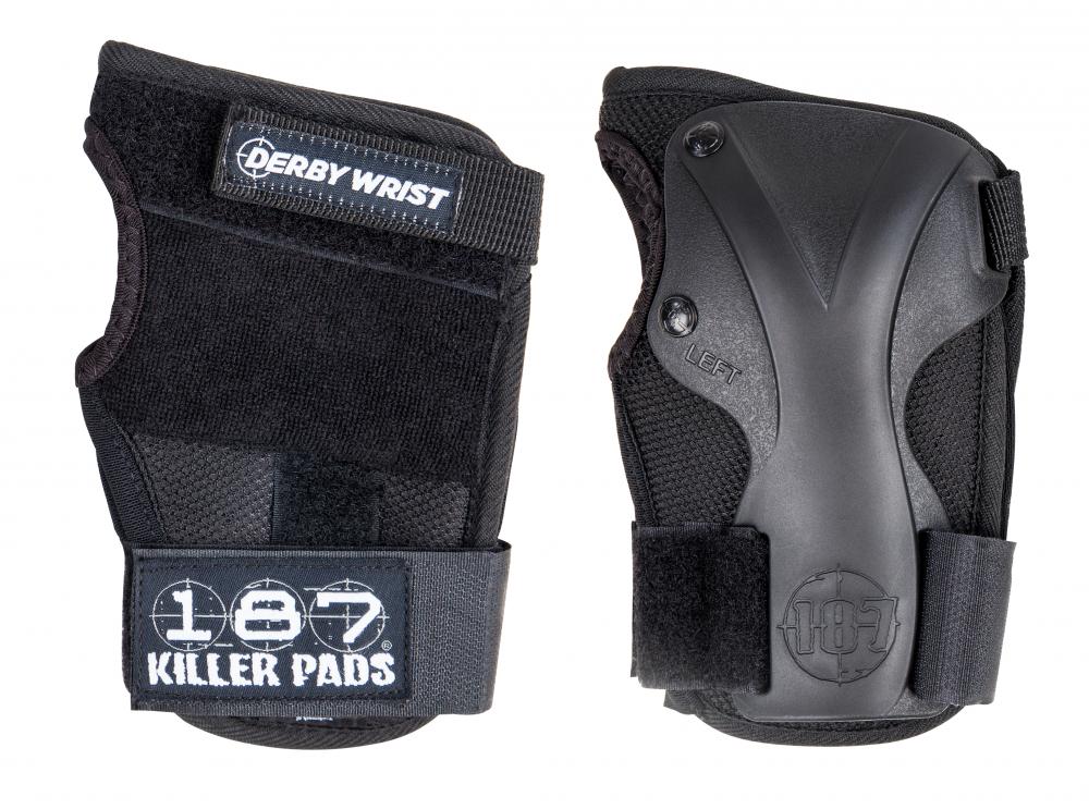 187 Killer Pads Derby Wrist Guards - Black