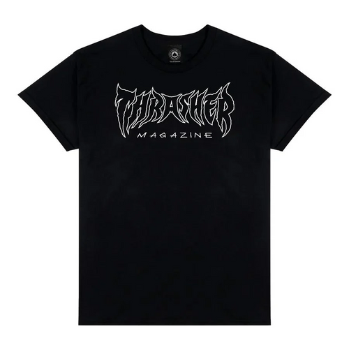 Thrasher Metal Tee - Black