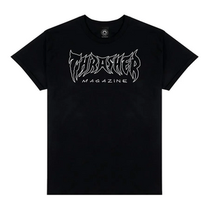 Thrasher Metal Tee - Black