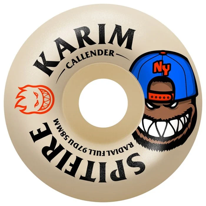 Spitfire Karim Burn Squad Formula Four Radial Full 97d Wheels - 58mm