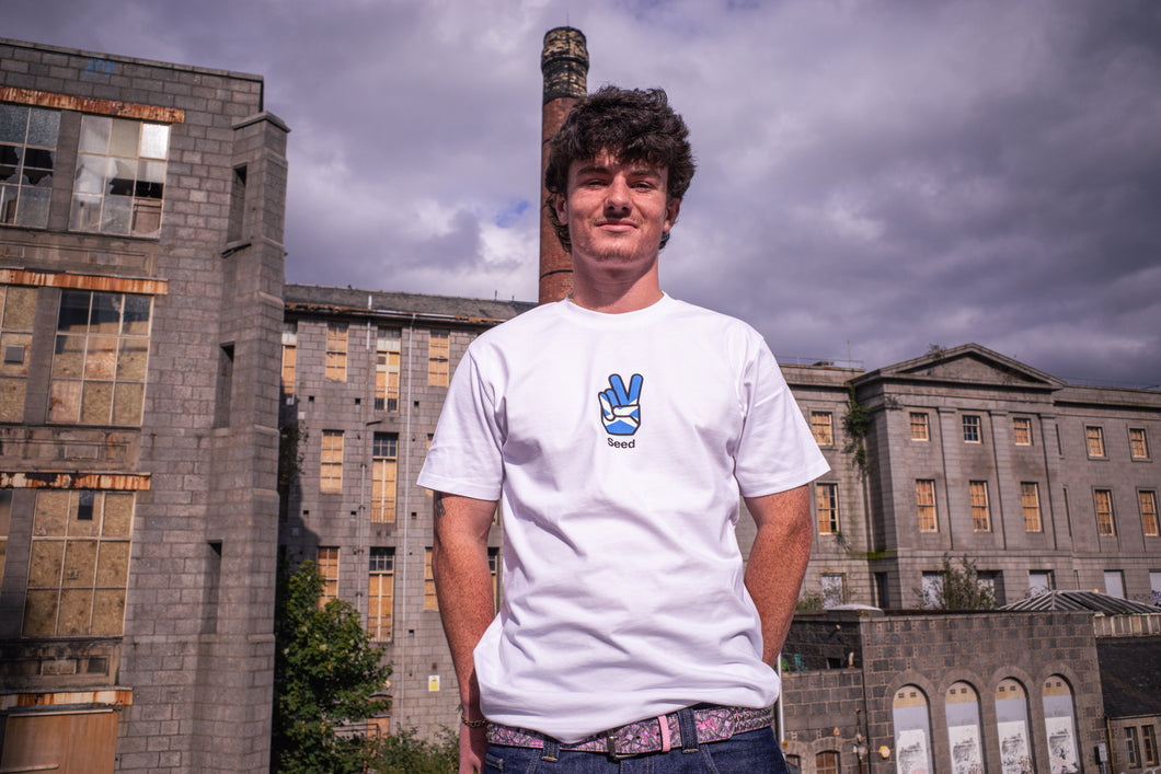 Seed Peace Tee - White