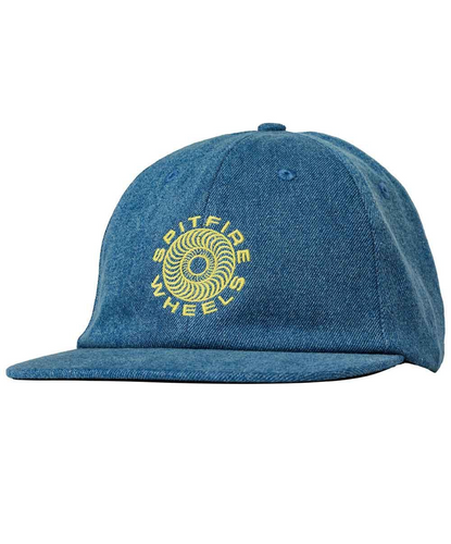 Spitfire Classic 87 Swirl Strapback Cap - Denim/Yellow