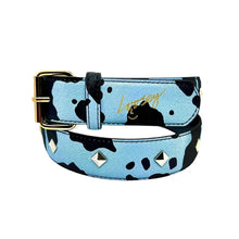 Load image into Gallery viewer, Loosey Studded Moosey Belt - Baby Blue