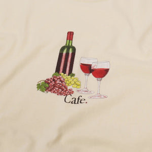 Skateboard Cafe Vino Tee - Cream