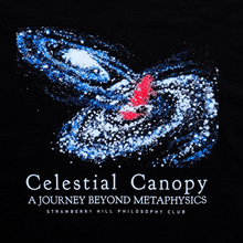 Load image into Gallery viewer, Strawberry Hill Philosophy Club Celestial Canopy Tee - Black