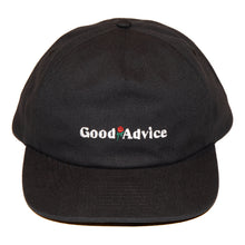 Load image into Gallery viewer, Good Advice Chat Line Cap - Black