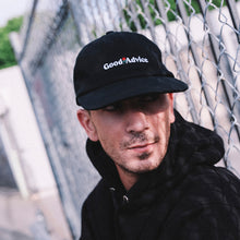Load image into Gallery viewer, Good Advice Chat Line Cap - Black
