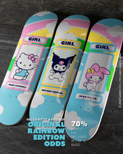 Load image into Gallery viewer, Girl x Hello Kitty Geering Rainbow Blind Bag Deck - 8.0&quot;