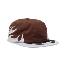 Load image into Gallery viewer, WKND Flame 5-Panel Cap - Brown