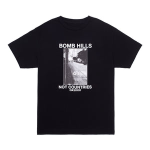 GX1000 Bomb Hills Not Countries Tee - Black