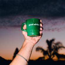 Load image into Gallery viewer, Good Advice Logo Coffee Mug - Green