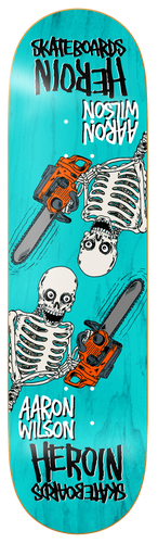 Heroin Wilson Chainsaw Skeletons Symmetrical Deck - 8.5