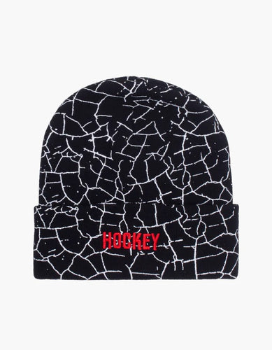 Hockey Crackle Beanie - Black