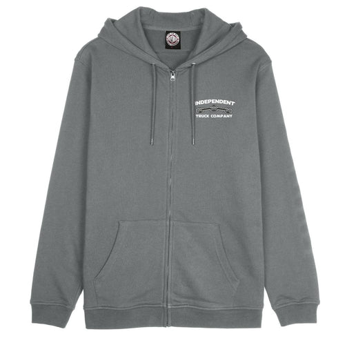 Independent Anytime Anywhere Chain Zip Hoodie - Charcoal