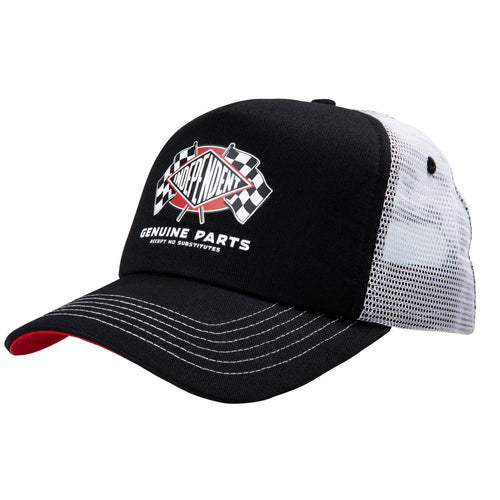Independent GP Flags Trucker Cap - Black/White