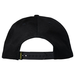 Krooked MoonSmiley Snapback Cap - Black