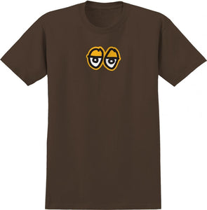 Krooked Eyes Tee - Dark Chocolate