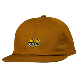 Krooked Eyes Cap - Tan/Gold