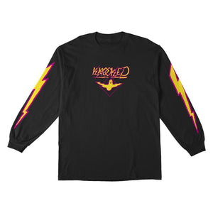 Krooked Bird Lightening Longsleeve Tee - Blacl