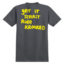 Load image into Gallery viewer, Krooked Strait Eyes Tee - Charcoal