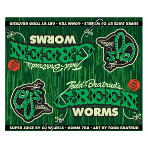 OJ Green Worms Super Juice 78a Wheels - 60mm