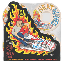 Load image into Gallery viewer, OJ Provost Heat Waves Elite Full Combo 99a Wheels - 56mm