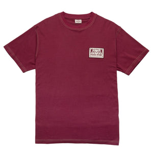 Pass~Port x Evisen Lock~Up Tee - Burgundy