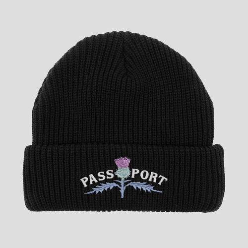 Pass~Port Thistle Beanie - Black