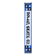 Load image into Gallery viewer, Polar Skate Co Football Scarf Checkers - Blue