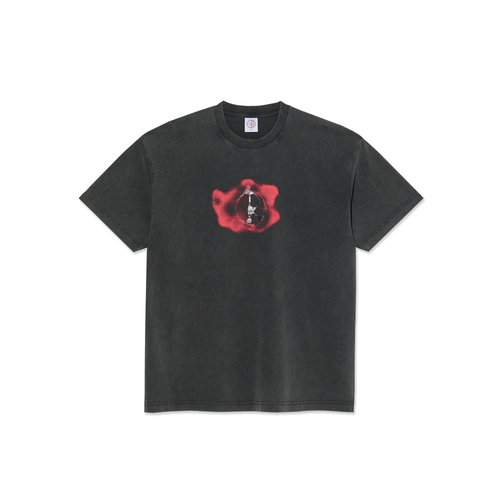 Polar Skate Co Metal Logo Tee - Black Silver