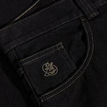 Load image into Gallery viewer, Polar Skate Co '93! Denim Contrast Stitching - Black/Olive