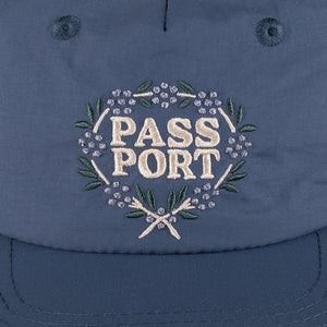 Pass~Port Wattle RPET Workers Cap - Slate Blue/Cream