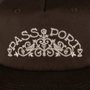 Pass~Port Vineyards Birds Workers Cap - Chocolate