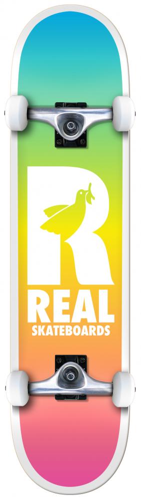 Real Be Free fades Complete Skateboard - 7.5