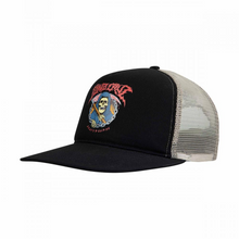 Load image into Gallery viewer, Santa Cruz Out of Time Trucker Cap - Black/Stone Grey
