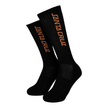 Load image into Gallery viewer, Santa Cruz Strip Sock 3 Pack - Chalk/White/Black