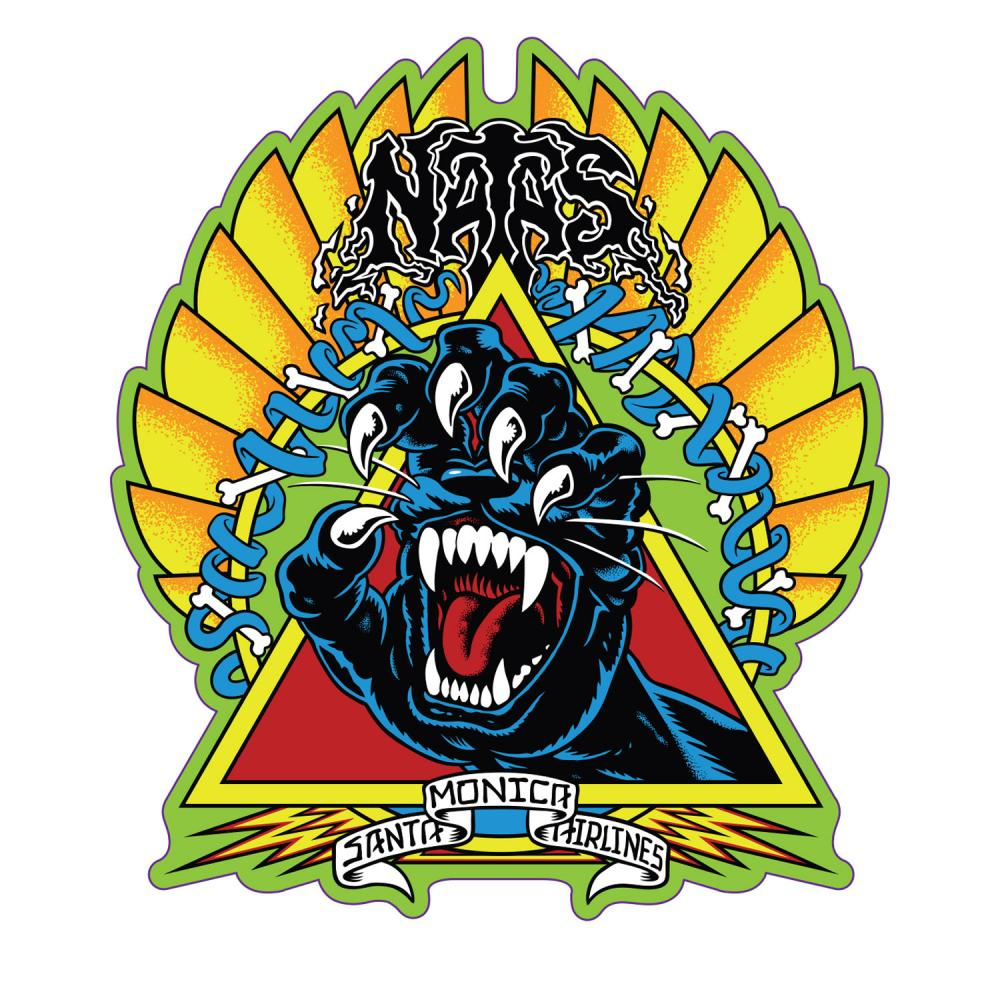 Santa Cruz Natas Screaming Panther Sticker