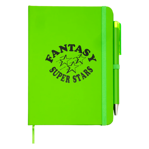 Sci-Fi Fantasy Notebook and Pen - Lime