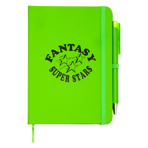 Sci-Fi Fantasy Notebook and Pen - Lime