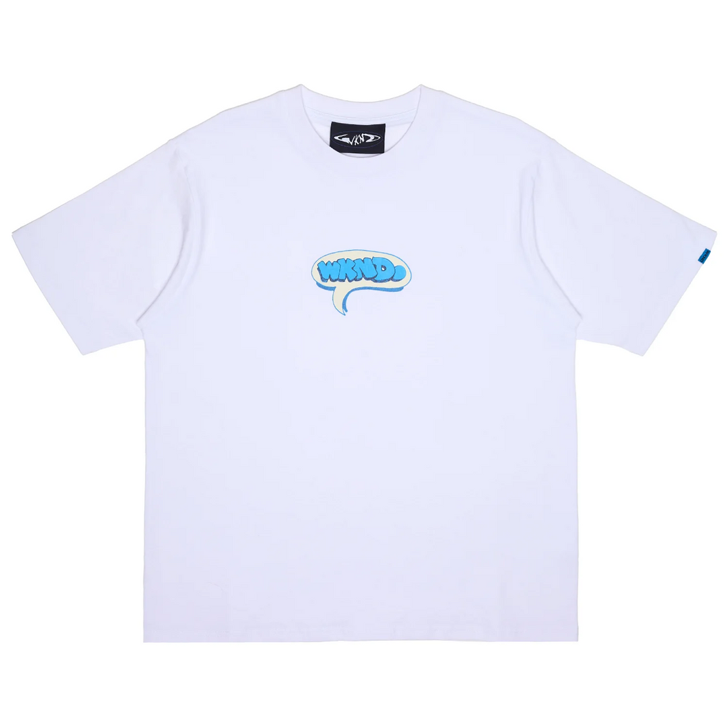 WKND Speech Tee - White