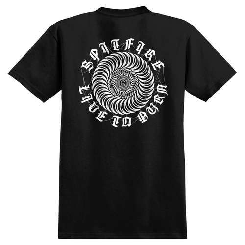 Spitfire Web Classic Tee - Black