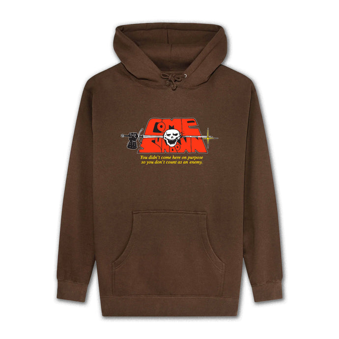 Come Sundown Split Hoodie - Brown