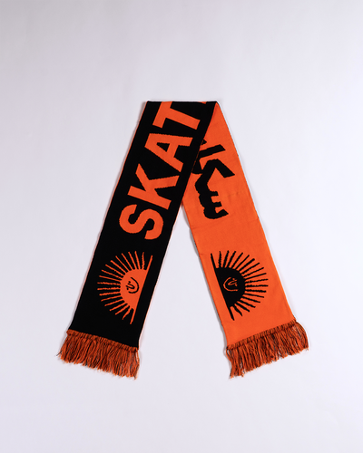 SkatePal Sun Scarf - Black/Orange